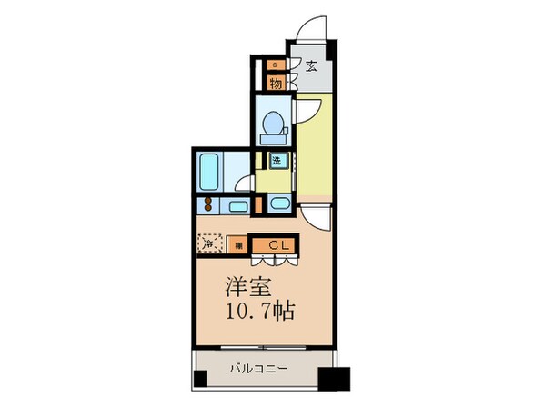 アビティ江坂の物件間取画像